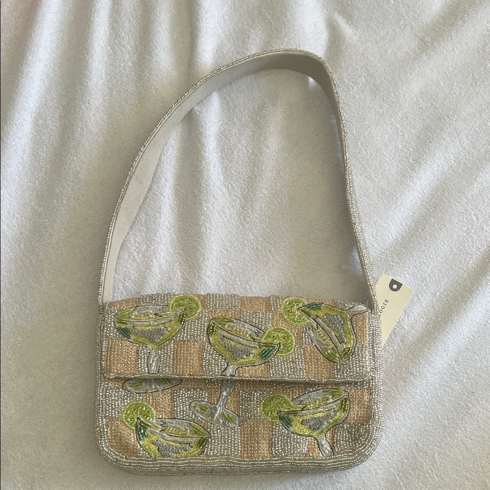 Anthropologie Fiona beaded bag NWT